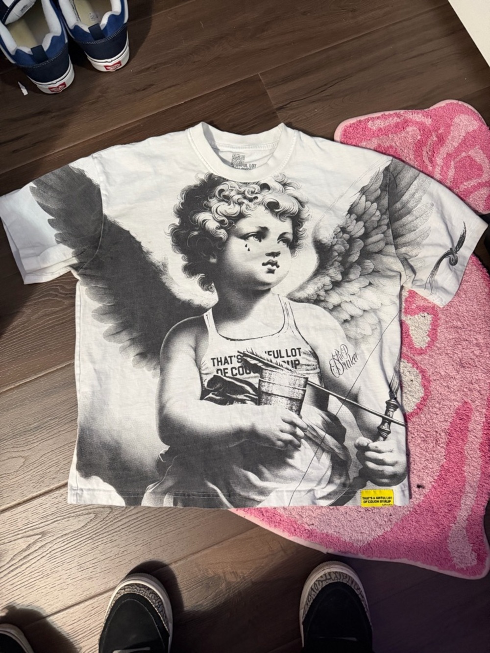 THAT'S A AWFUL LOT
OF COUGH SYRUP cupid tee